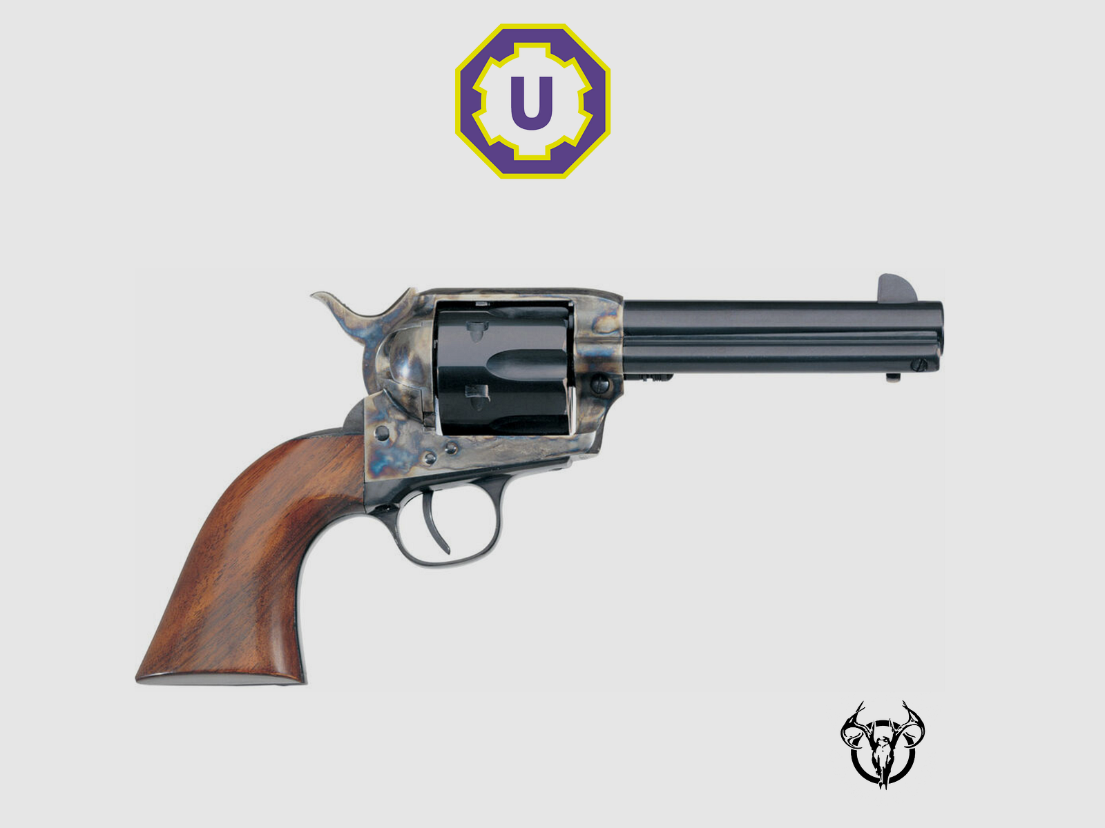 Revolver ad avancarica UBERTI 1873 Cattleman Ottone Quick Draw -.44/40-5 1/2″, immagine 1 di 2