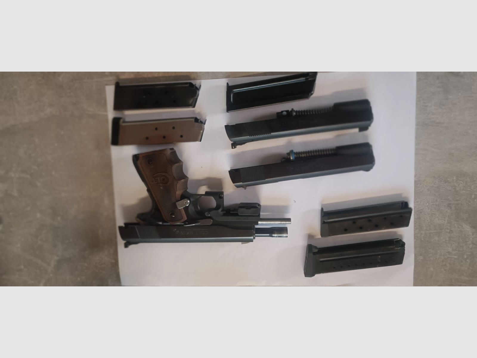 Verkaufe: Colt 1911 Serie 80 – Kaliber .45 ACP mit zwei Wechselsystemen (9mm & .22lr)
