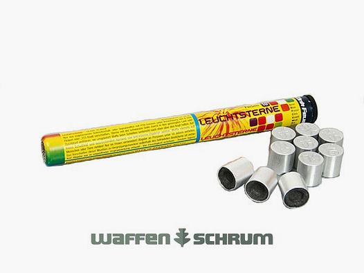 Zink 15mm Signalsterne - 10 Farben 10er Rolle