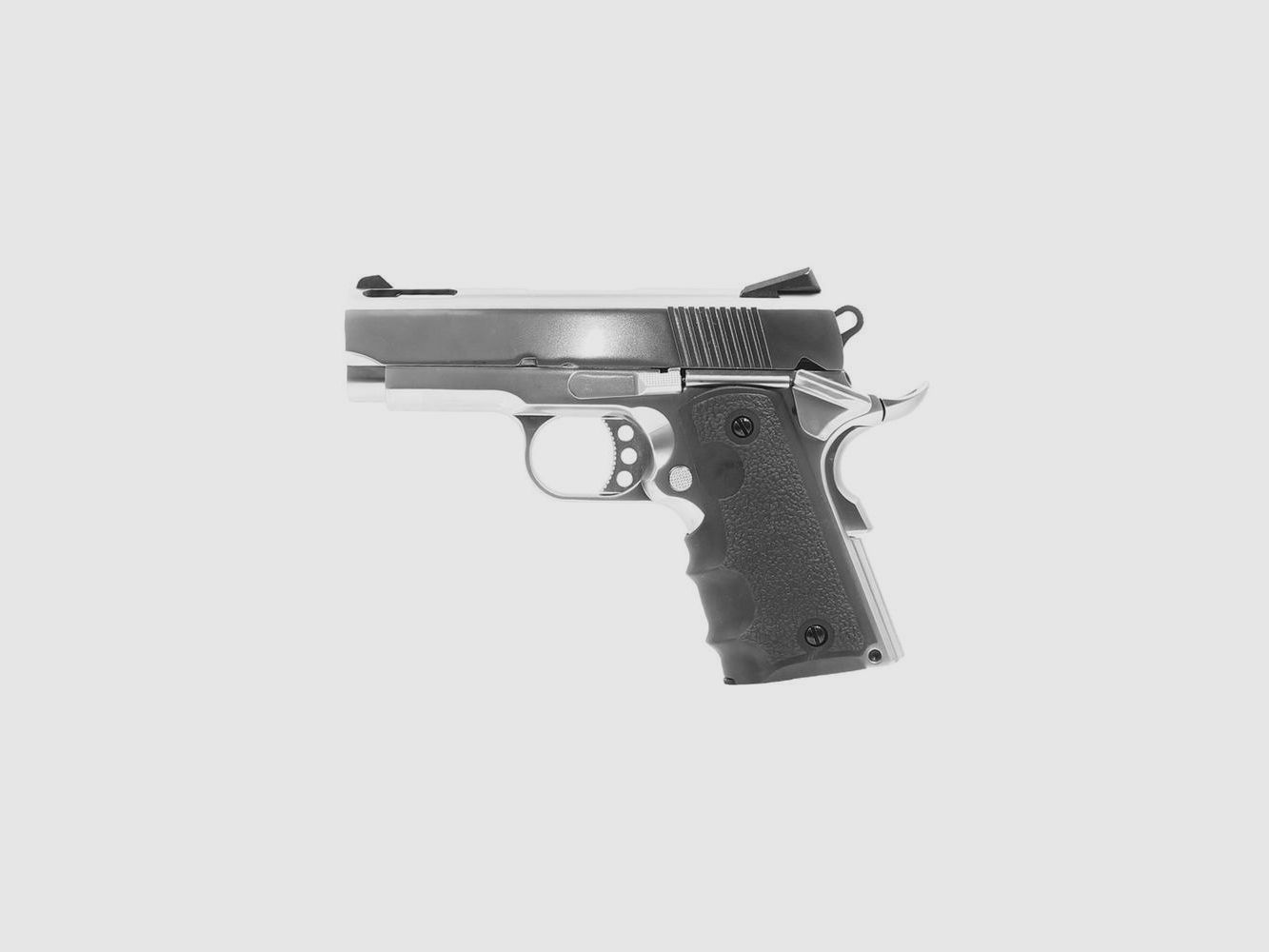 GBB 1911 Mini AW CUSTOM - Wykończenie Srebrne - Realistyczny Blowback - Precyzja i Niezawodność w Terenu, zdjęcie 3 z 5