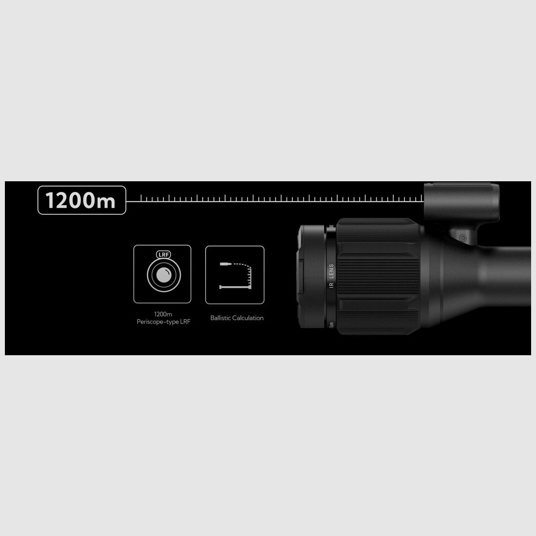 Nocpix Bolt P25R lunette de visée thermique avec télémètre, image 4 sur 11