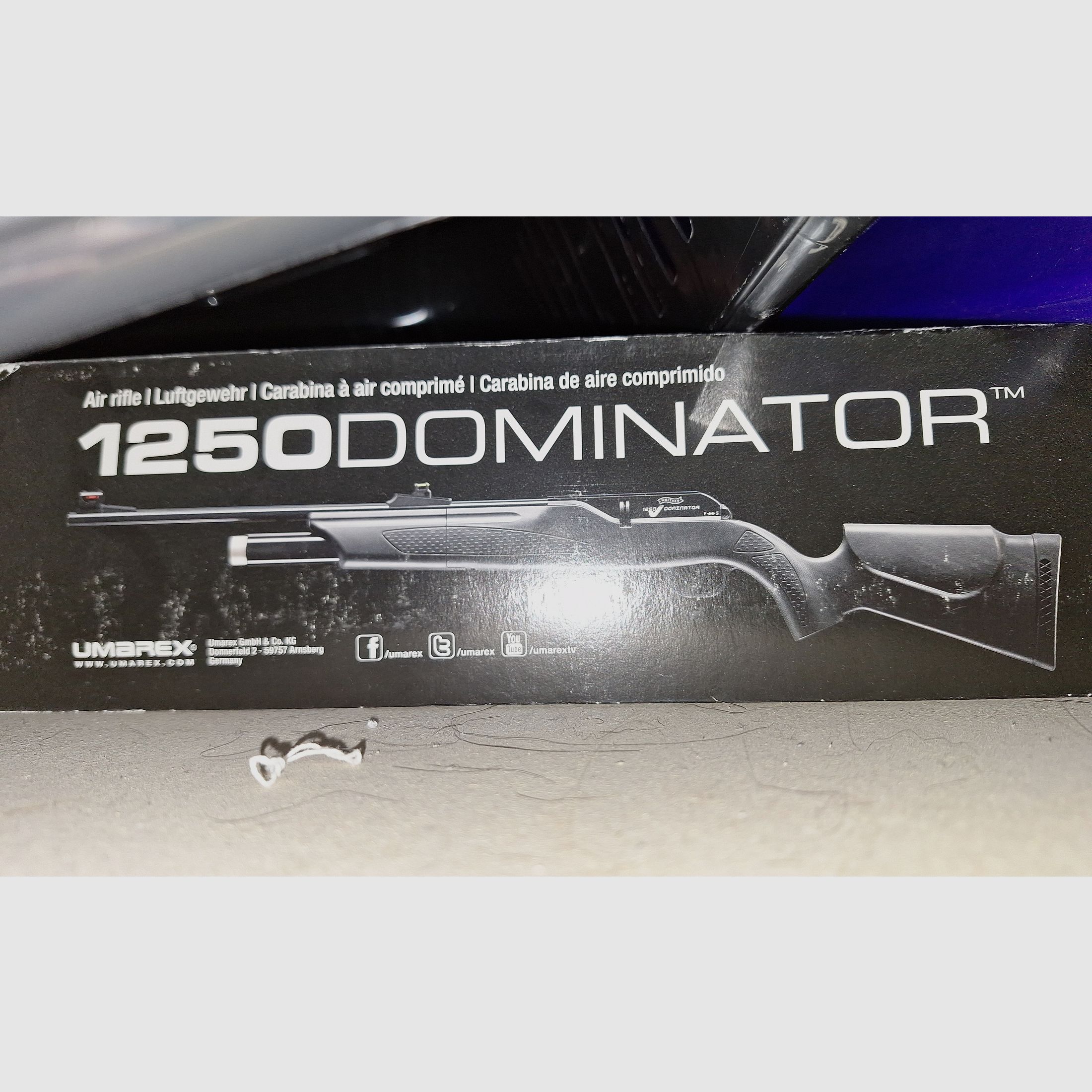 Walther 1250 Dominator in Cal. 5,5 mm (<7,5 J, freie Waffe) inkl. viel Zubehör