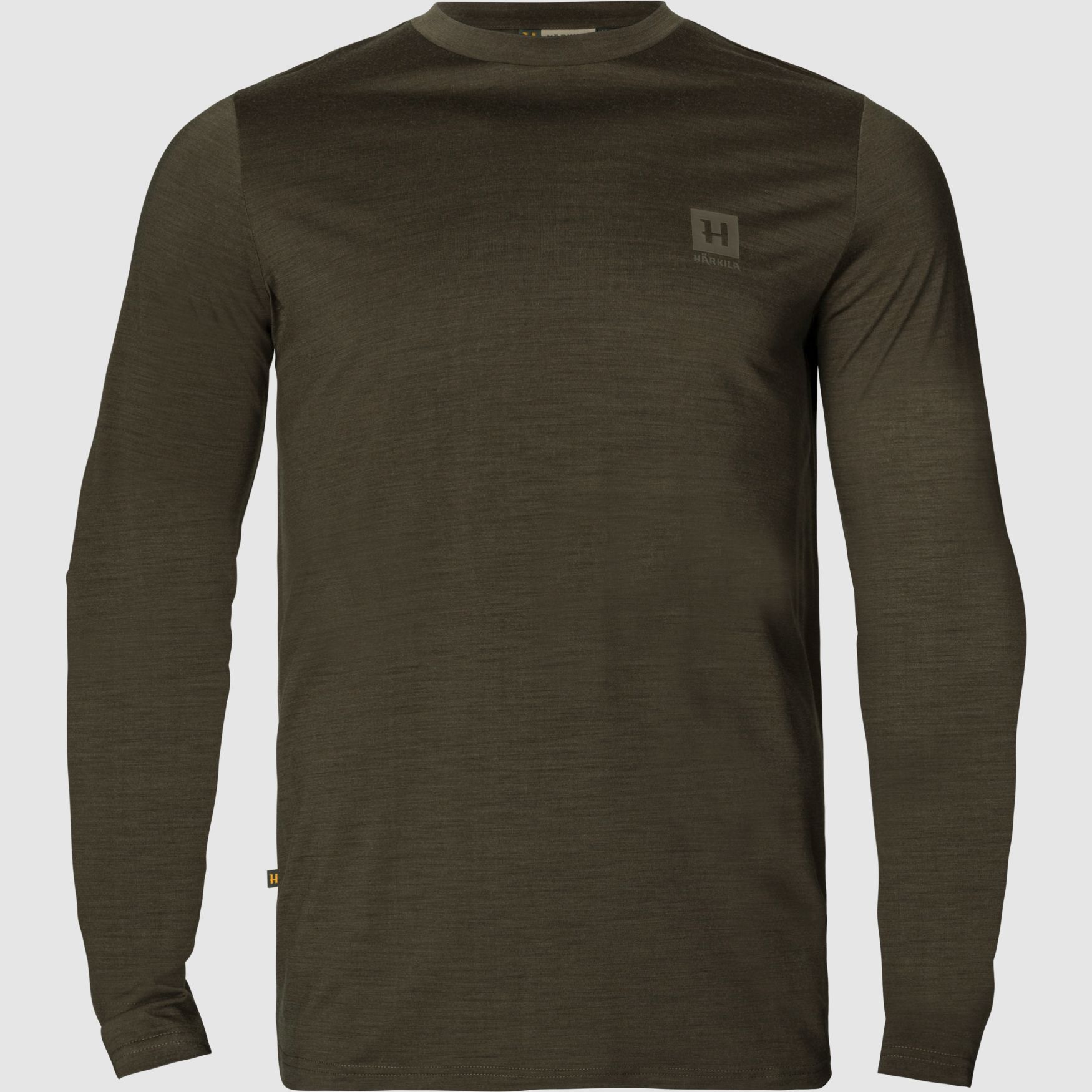 Härkila Base All Season L/S Camiseta Interior Hombre Willow Green M