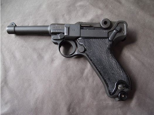 Pistole P08 Mauser 9mm Luger byf 42, Black Widow Top