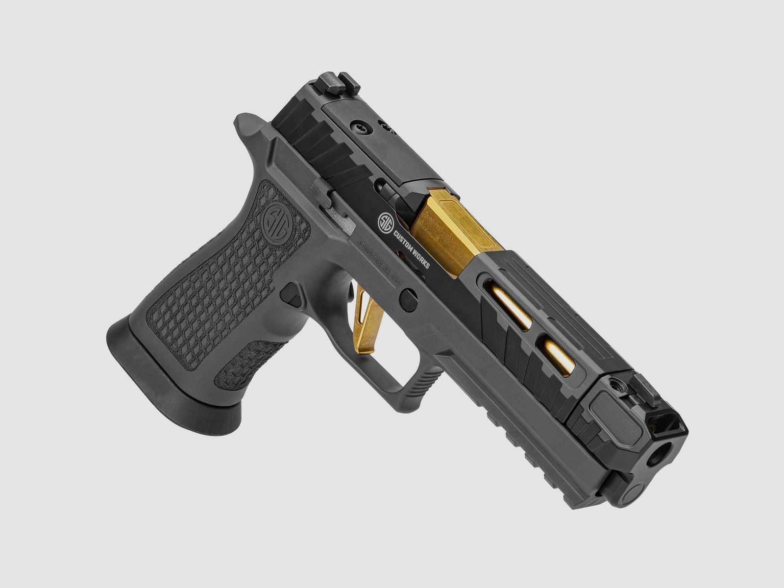 Sig Sauer P320 Spectre Comp. Schwarz/Gold 9mm Luger - Selbstladepistole