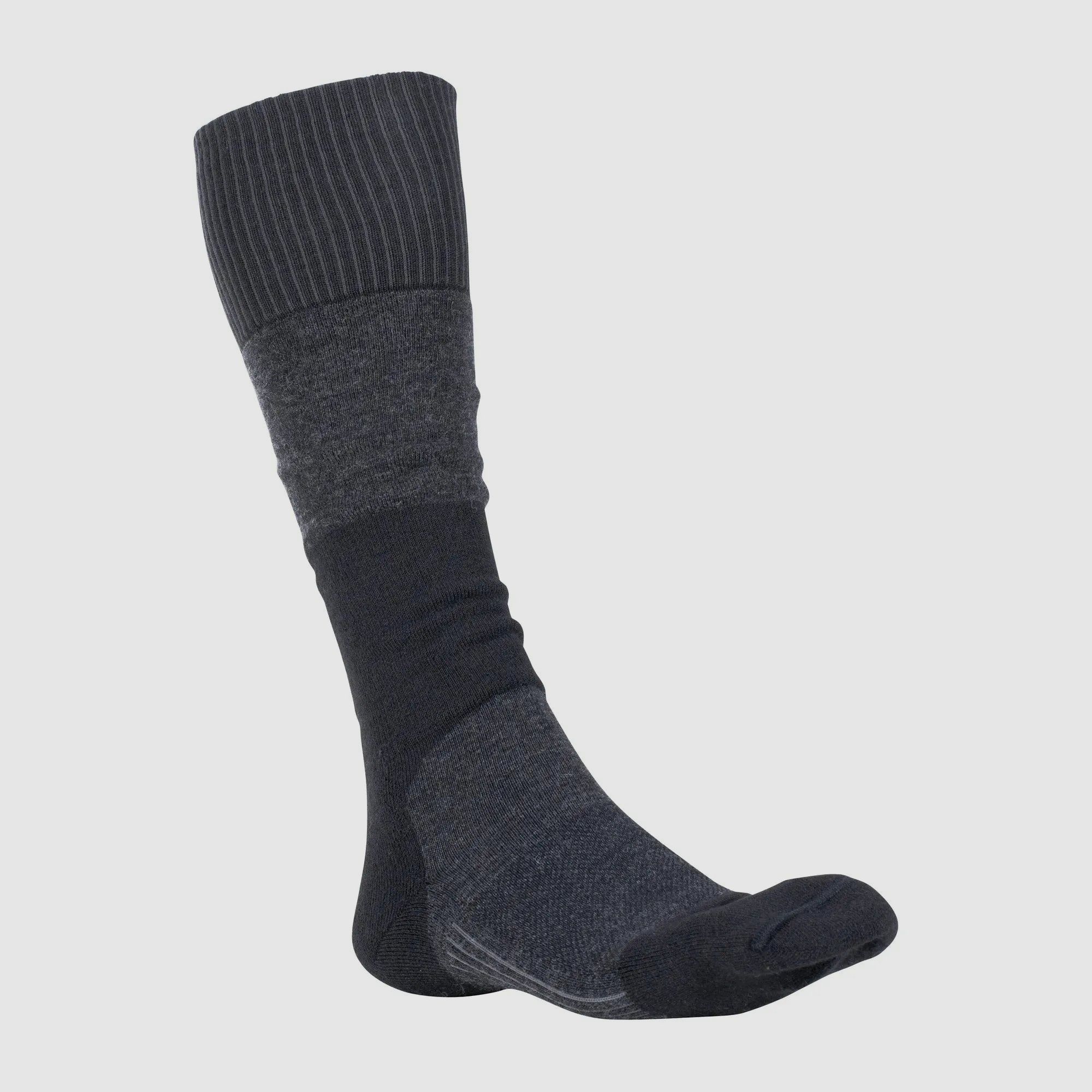 Woolpower Woolpower Socken Skilled Knee-High 400 dunkelgrau schwarz