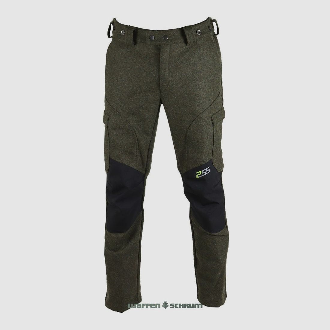 Pfeiffer sistemi di sicurezza pantaloni da lavoro senza ghette verde nero