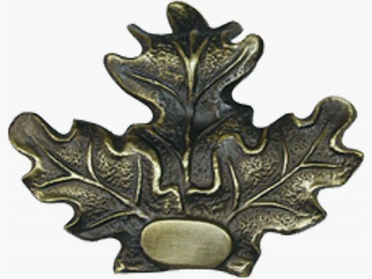 Eichenlaubabdeckung Bronze
