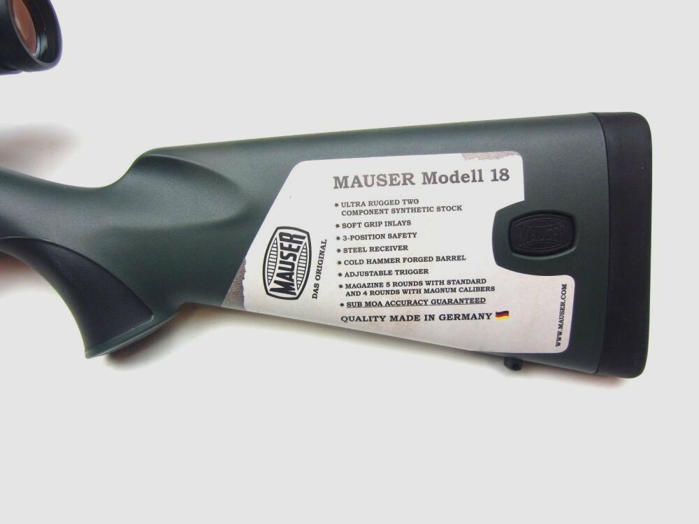 Mauser	 Komplettangebot R.-Büchse Mauser M18 Waldjagd .308 Win. mit ZF ZEISS V4 3-12x56
