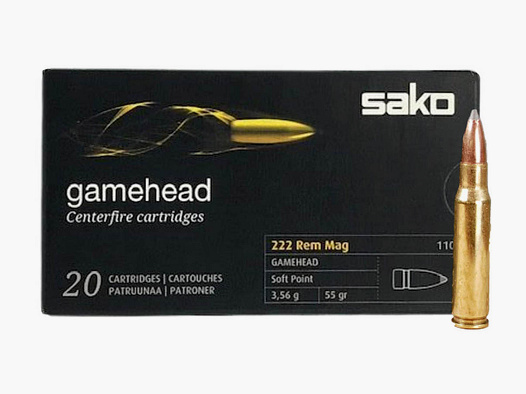 Sako .222RemMag Gamehead SP 3,56g - 55gr.