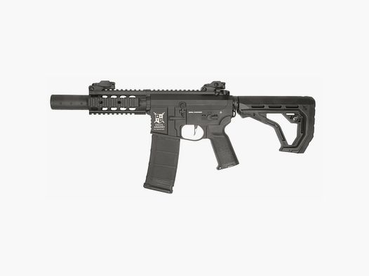 AR15 SilentOps CQB ALPHA EAGLE ETU Nero S-AEG Fucile Airsoft Libero da 18 Anni | Delta Armory