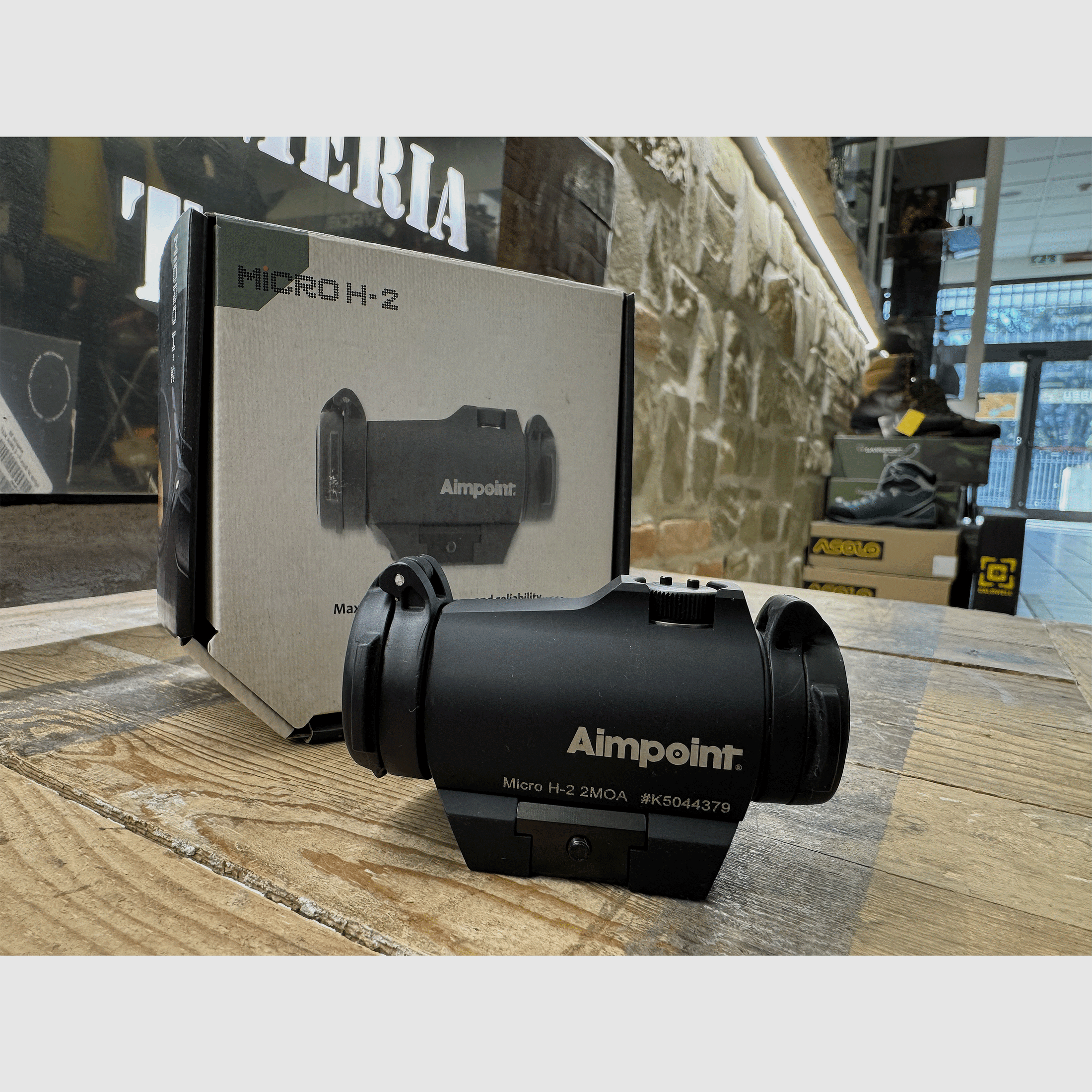 D’OCCASION – VISEUR POINT ROUGE – AIMPOINT – MICRO H-2 MOA-2 ACET AVEC MONTAGE POUR RAIL PICATINNY, image 5 sur 5