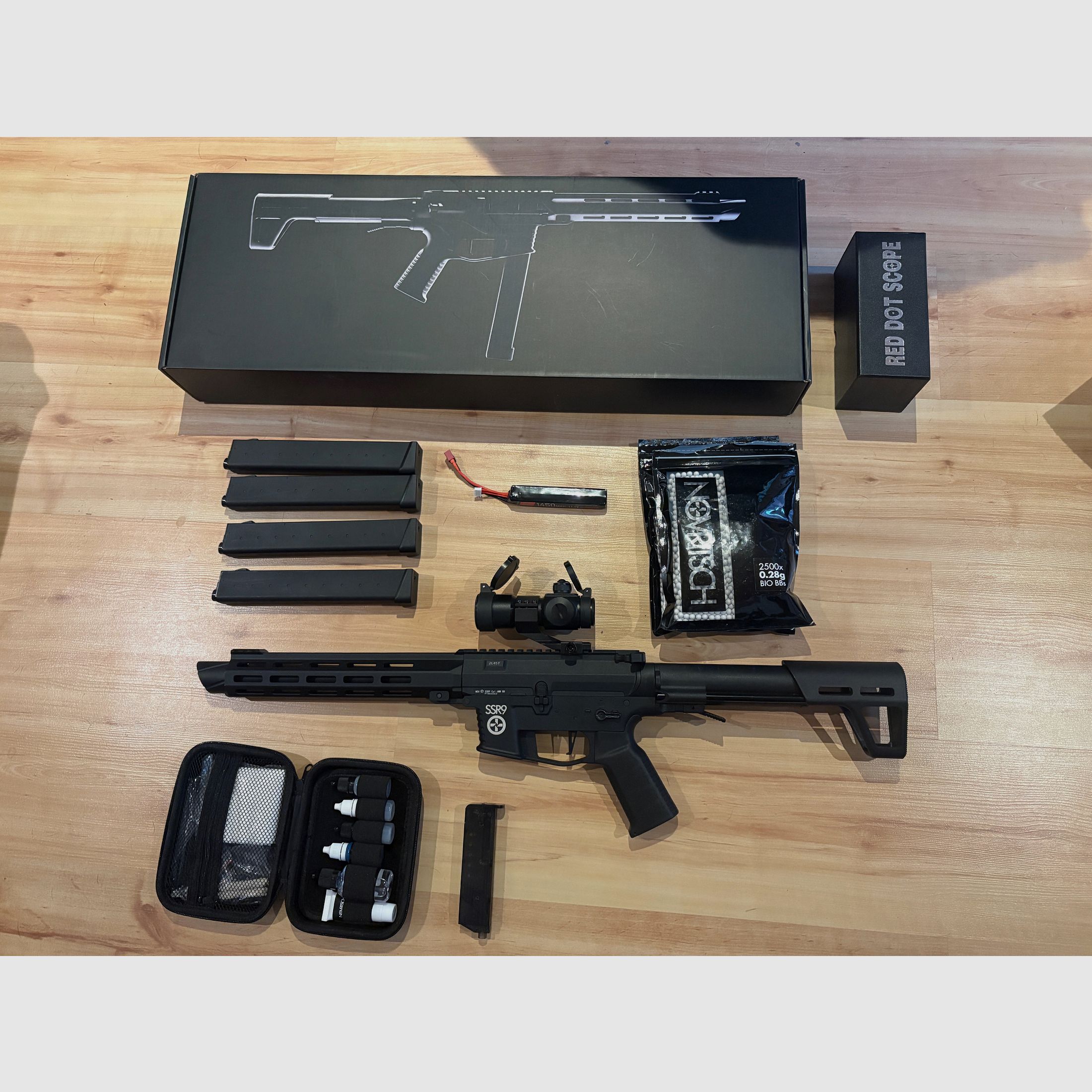 Novritsch SSR9 Airsoft AEG – comme neuf – OVP