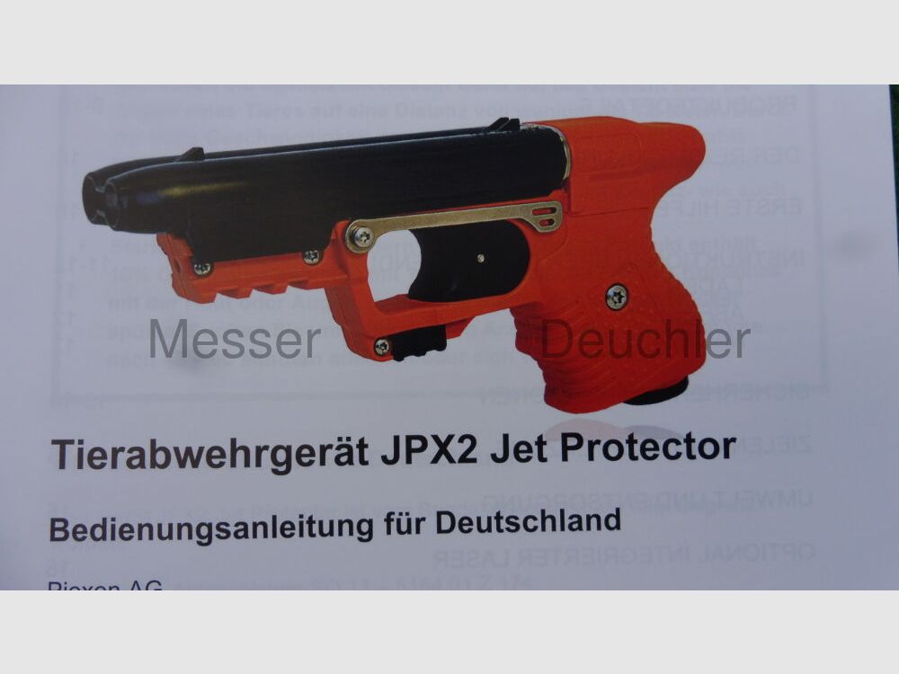 Piexon JPX Jet Defender Pfefferpistole mit Laser Selbstverteidigungsgerät