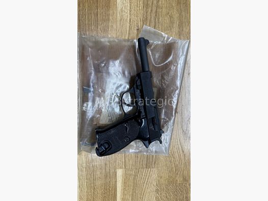 Walther P1 ex Bundeswehr depot stock with depot bag incl. 1x magazine P38 semi-automatic pistol 9mm Luger P 38 / with depot packaging ex Bw depot stock
