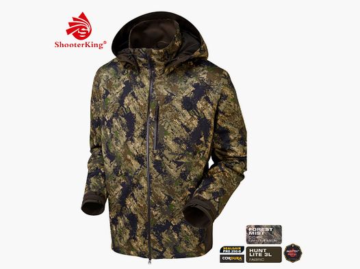 SHOOTERKING Huntflex Jacke Digital Camo Forest Mist