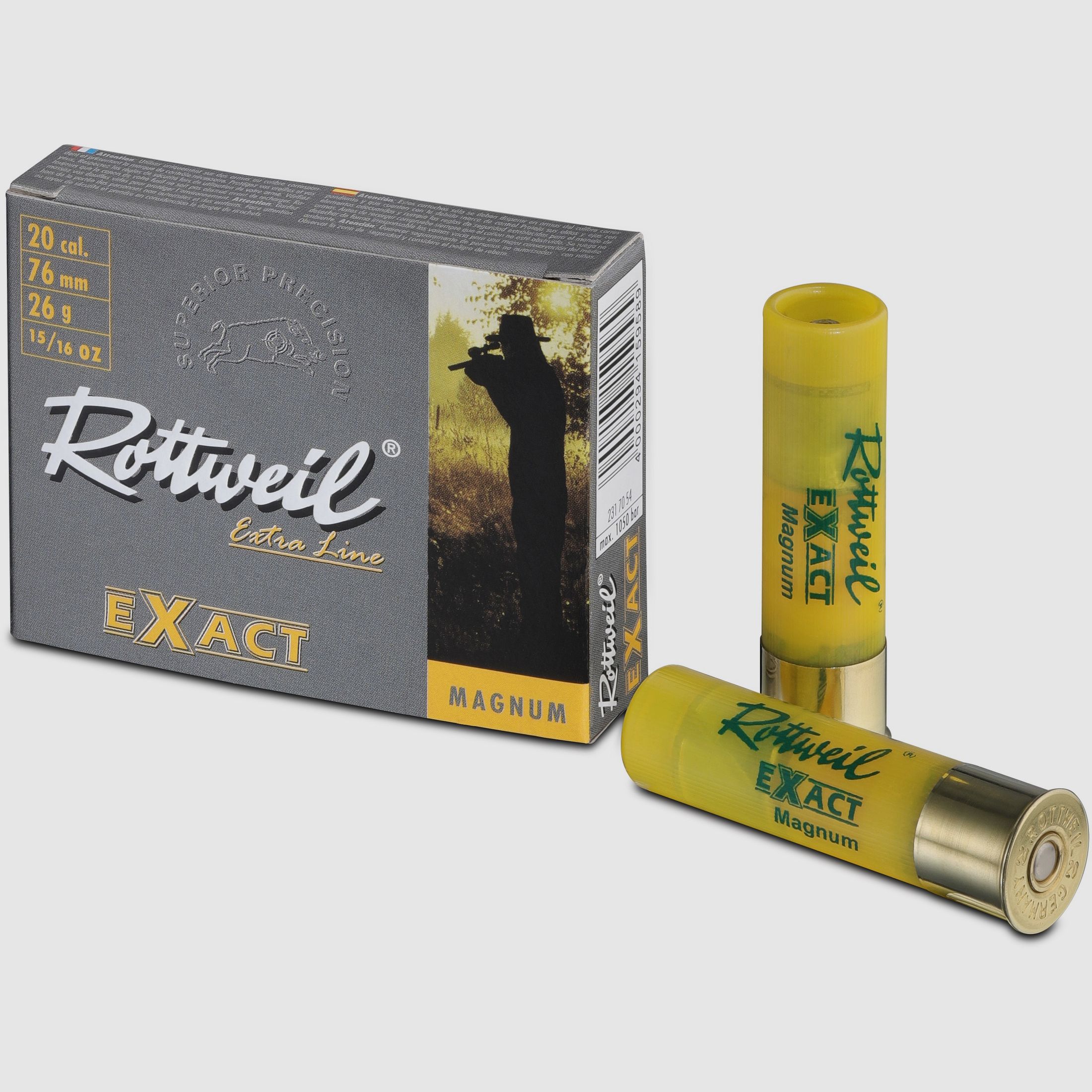 Rottweil Exact 20/76 26g Flintenlaufgeschoss