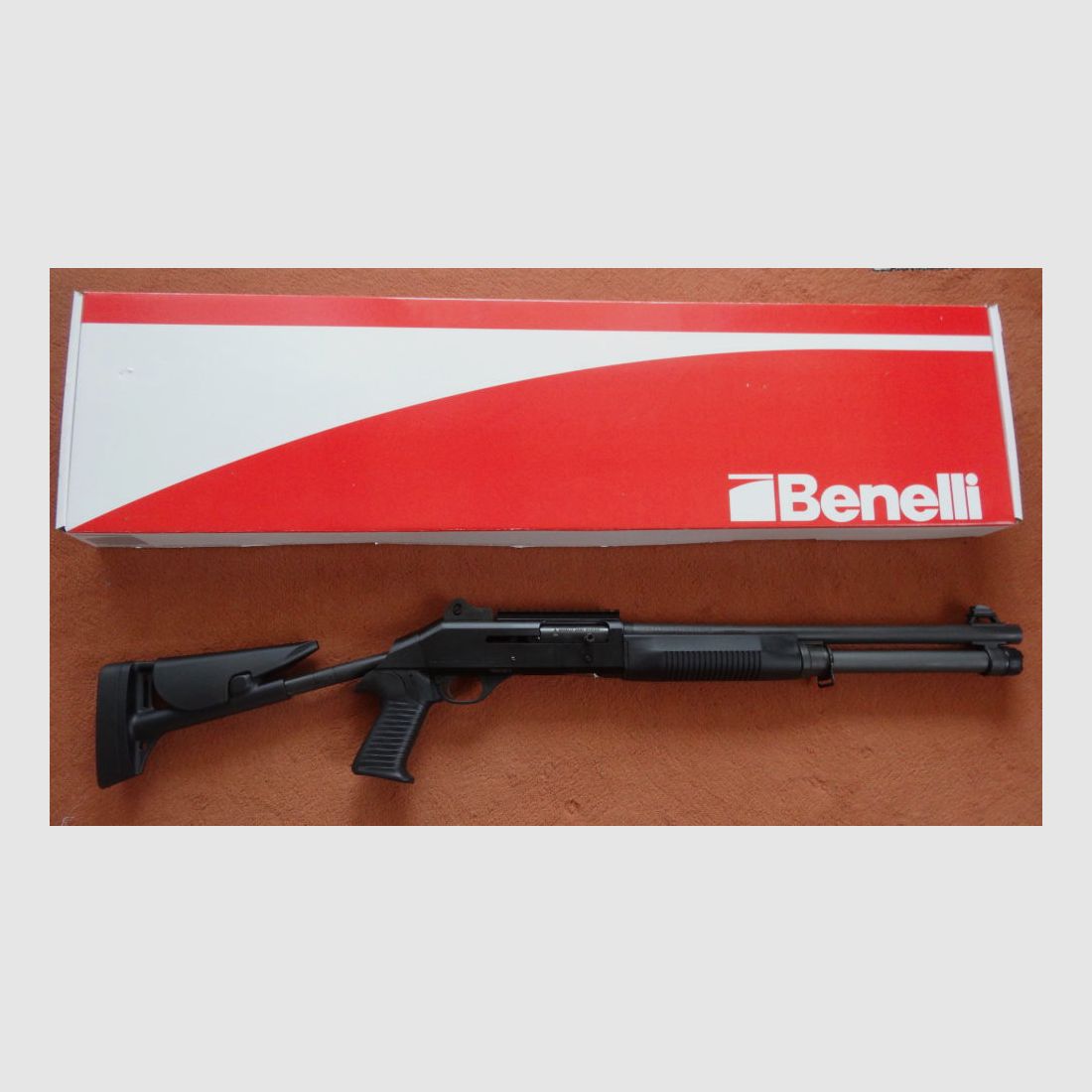 Benelli Benelli M4 Super 90 telescopische kolf, MC kal. 12/76 met 47 cm loop