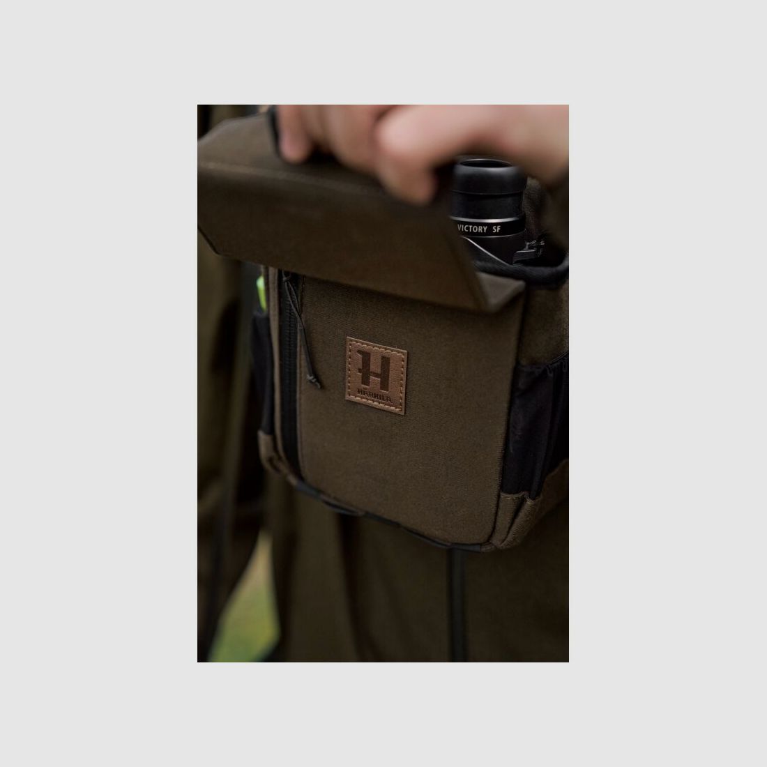 Härkila Fernglashalter Dark willow green One Size