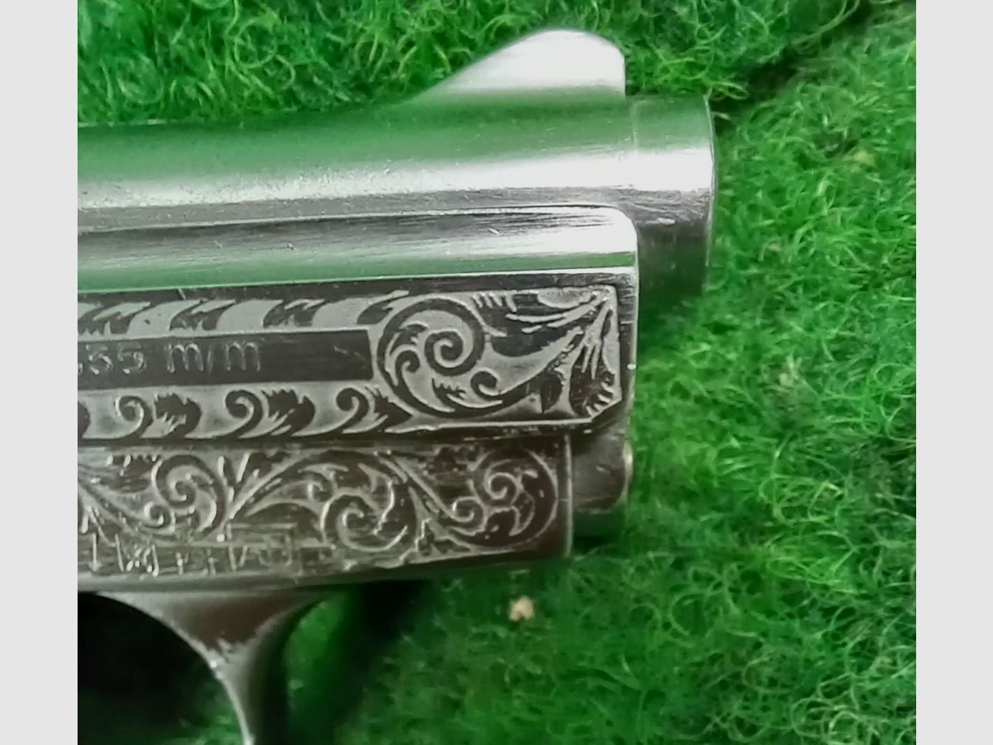Grawerowany pistolet 6,35mmBrowning Renato Gamba