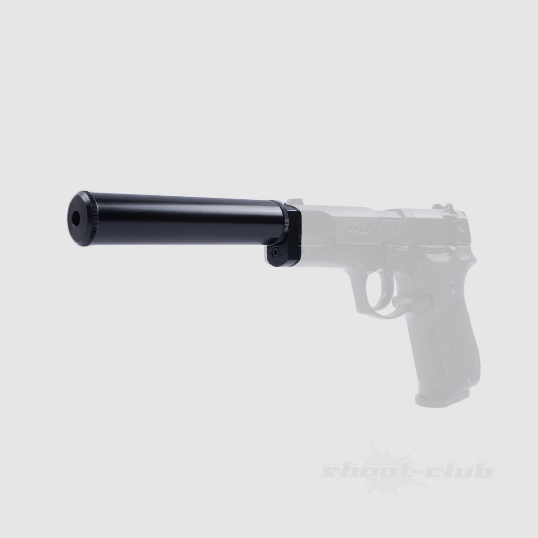 shoXx tłumik w zestawie z adapterem Walther CP88 CO2 pistolet