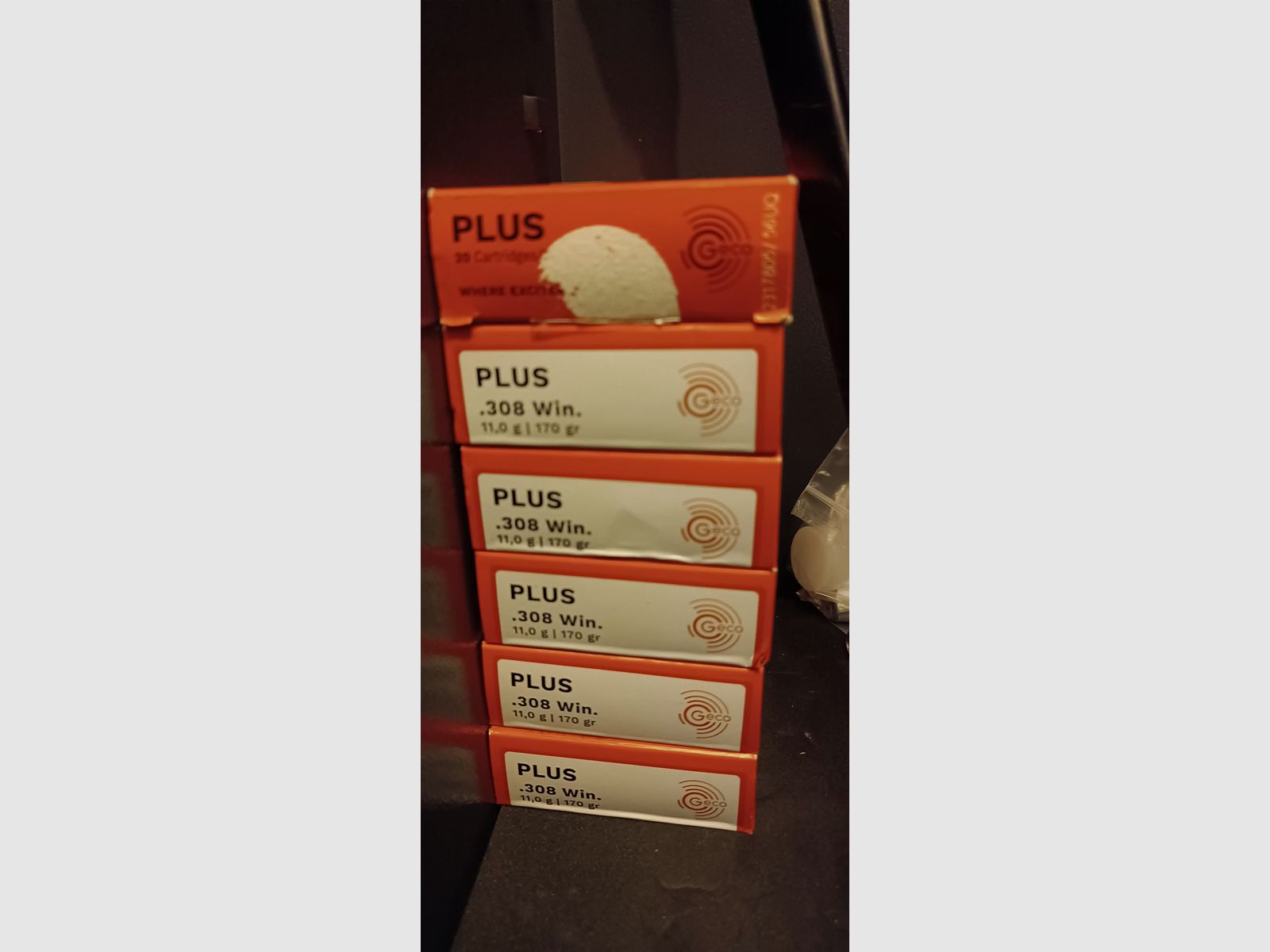 Geco Plus ammunition .308 Win.
