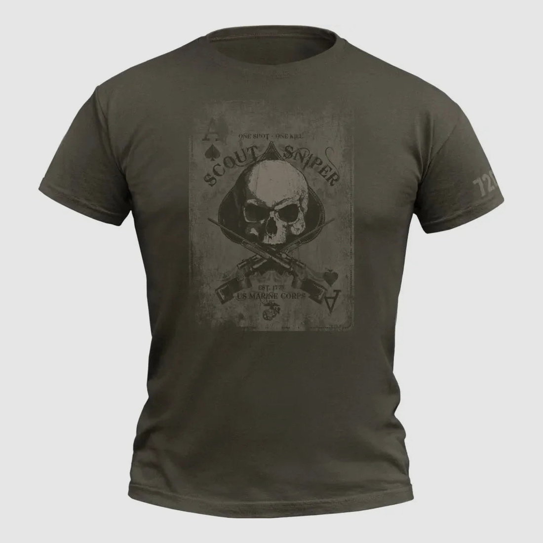 720gear 720gear T-Shirt Scout Sniper army oliv