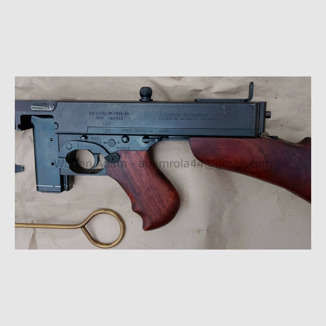 Auto -Ordnance Corp. Bridge Port, CT. USA Thompson 1928 A1