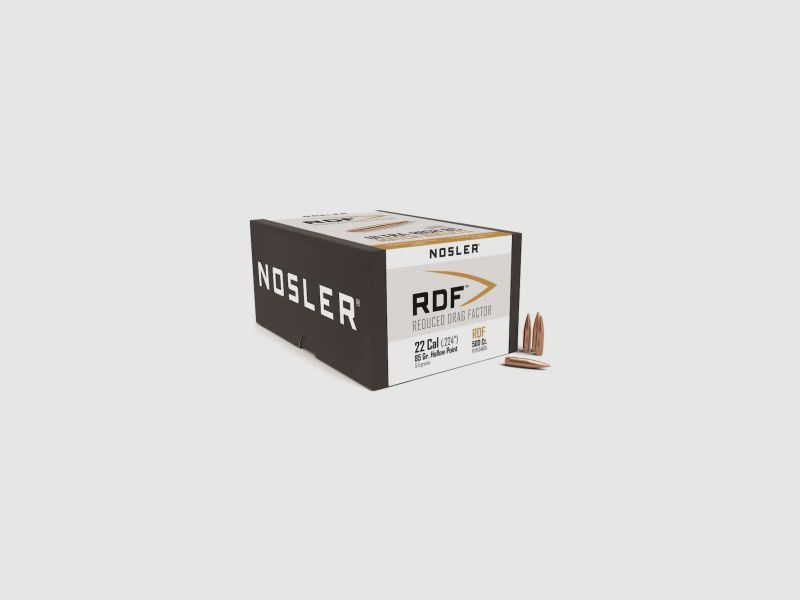 Nosler Geschoss .22/.224 RDF 85GR HPBT 500 Stück