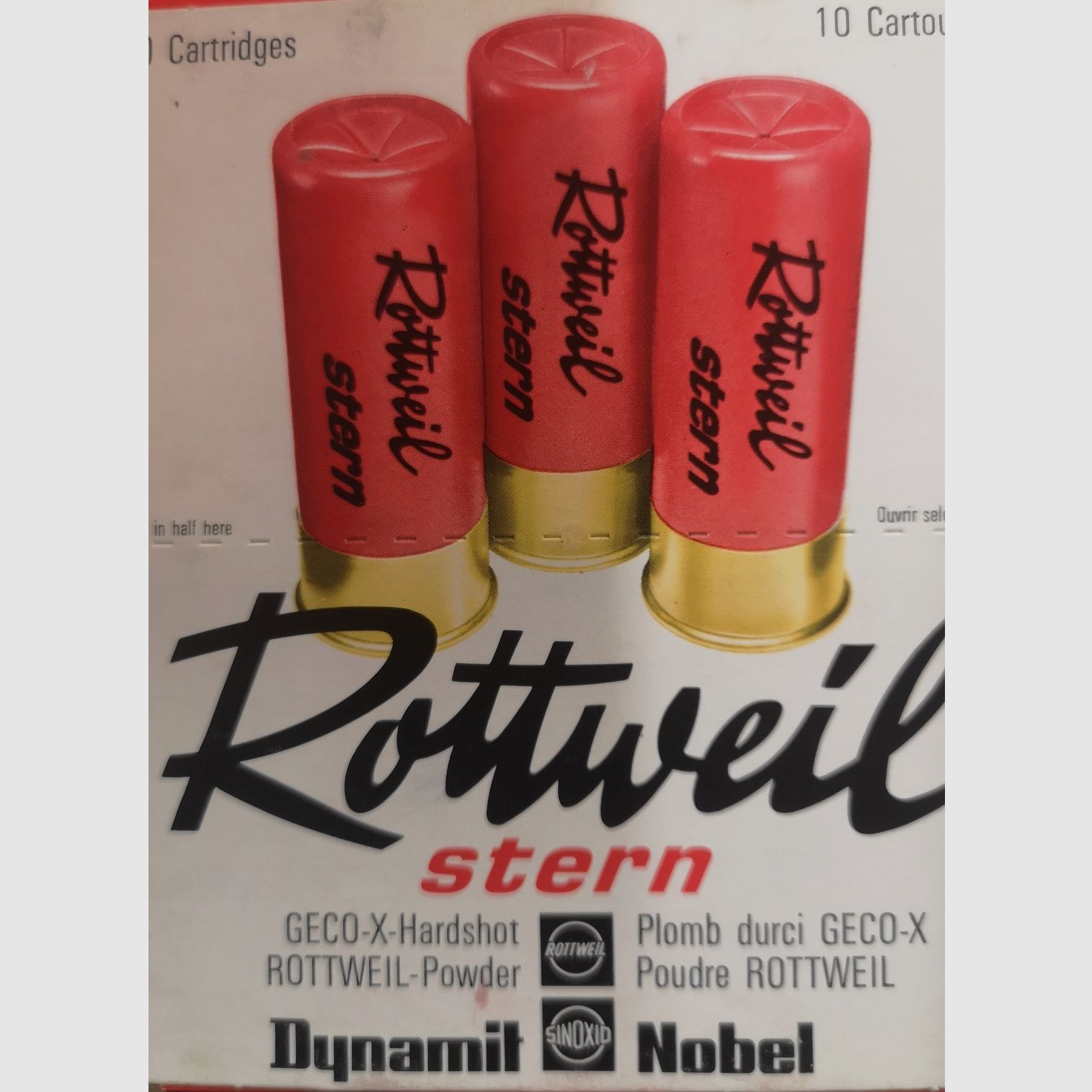 Shotgun cartridges 70 pcs. Rottweil / Geco 12/67.5 3.0mm
