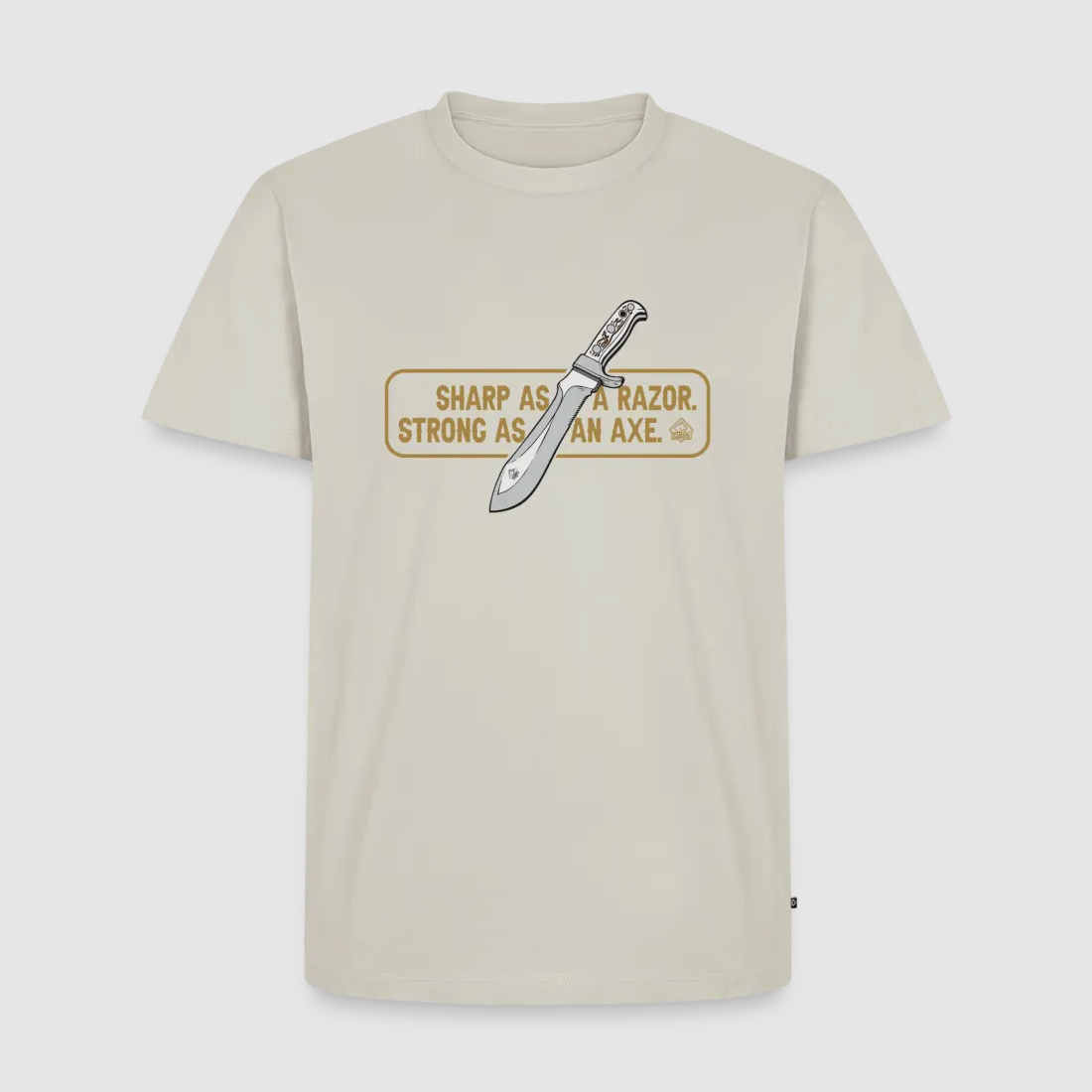 PUMA Heren Premium T-Shirt "White Hunter Sharp & Strong"