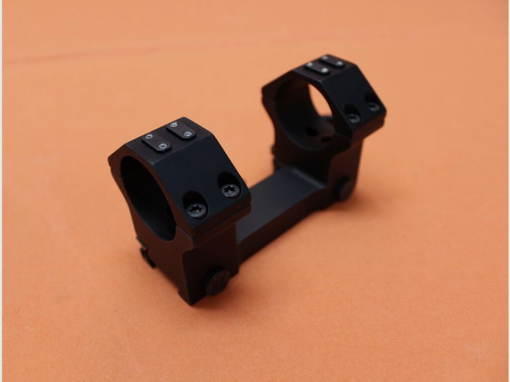 Recknagel Era-Tac QD block mount 34mm (T4001-341A) short, with lever, aluminum black, height=22mm for Picatinny profile