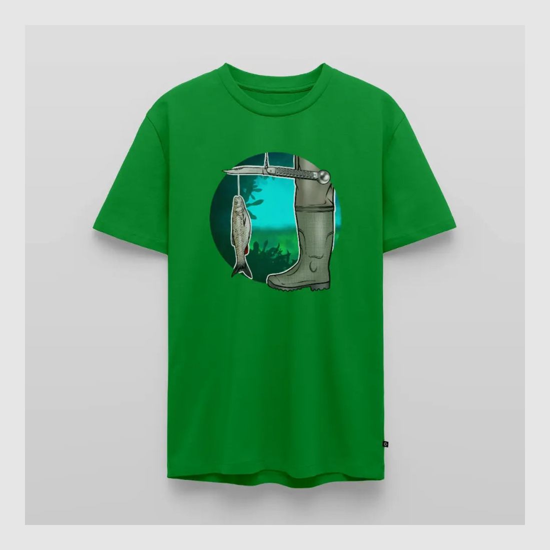 PUMA Men´s Premium T-Shirt „Waagemesser – Petri Heil"