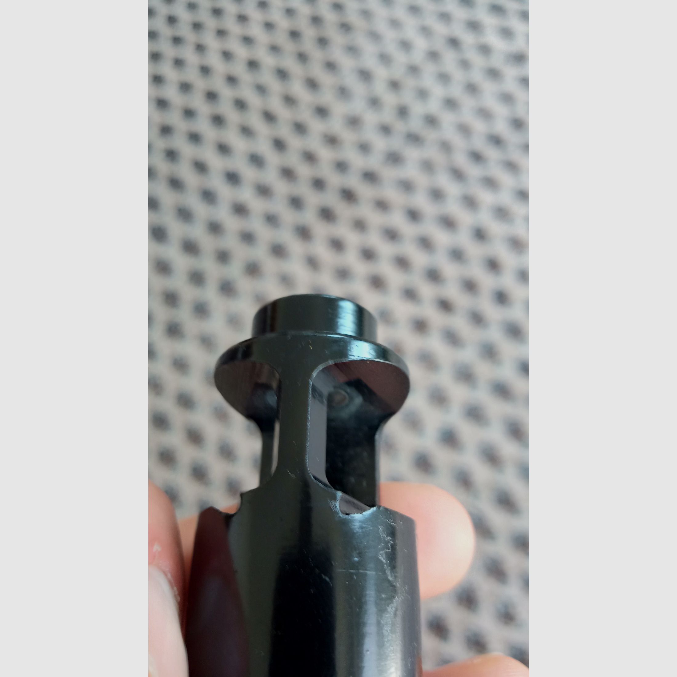Tauchangebot: Wiesa 5,45/.223 Zick-Zack Flash Hider  gegen Arsenal Flash Hider // DDR NVA MPi AK74 24x1,5 mm Rechtsgewinde Mündungsbremse Mündungsfeuerdämpfer