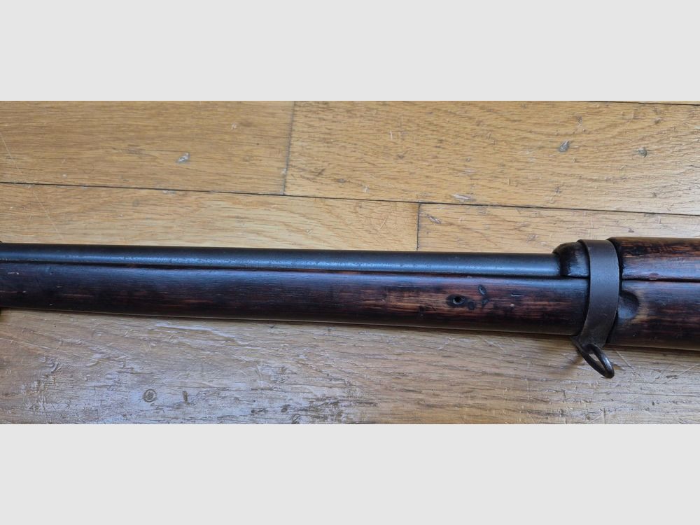 Sehr schönes japanisches Gewehr Arisaka Typ 38 – Originalkaliber 6,5×50 – Arsenal von Kokura Ende 1939 – Thailand-Bestellung von 1940 – Originalbrünierung zu 99% – Mechanik und Lauf sehr gut – Schöne Markierungen – Bajonettanschluss – TBE +, Bild 29 von 34