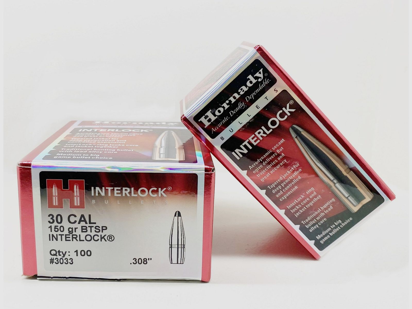 Hornady Cal.30 BTSP 150gr Plomben (100 Stück)