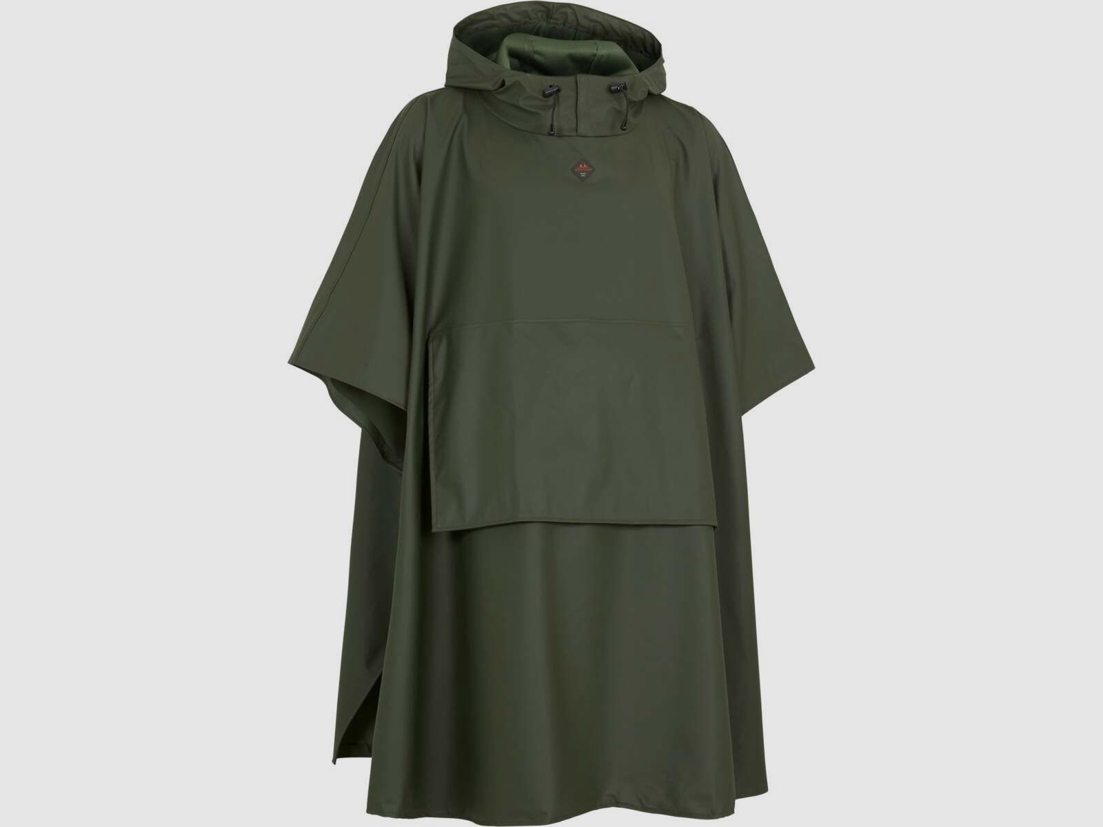 Poncho impermeabile verde, immagine 1 di 2