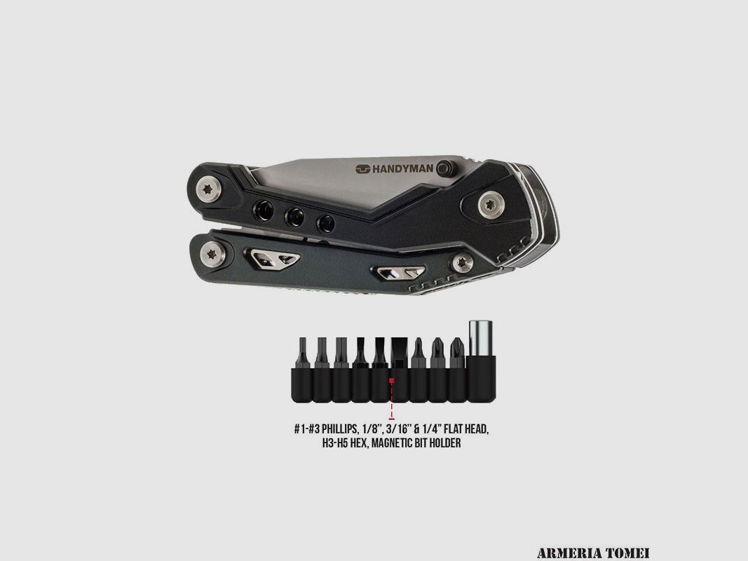 LE BRICOLEUR – PINZA ULTIMATE 18-IN-1 OUTIL À MAIN (ACIER INOXYDABLE), image 2 sur 5