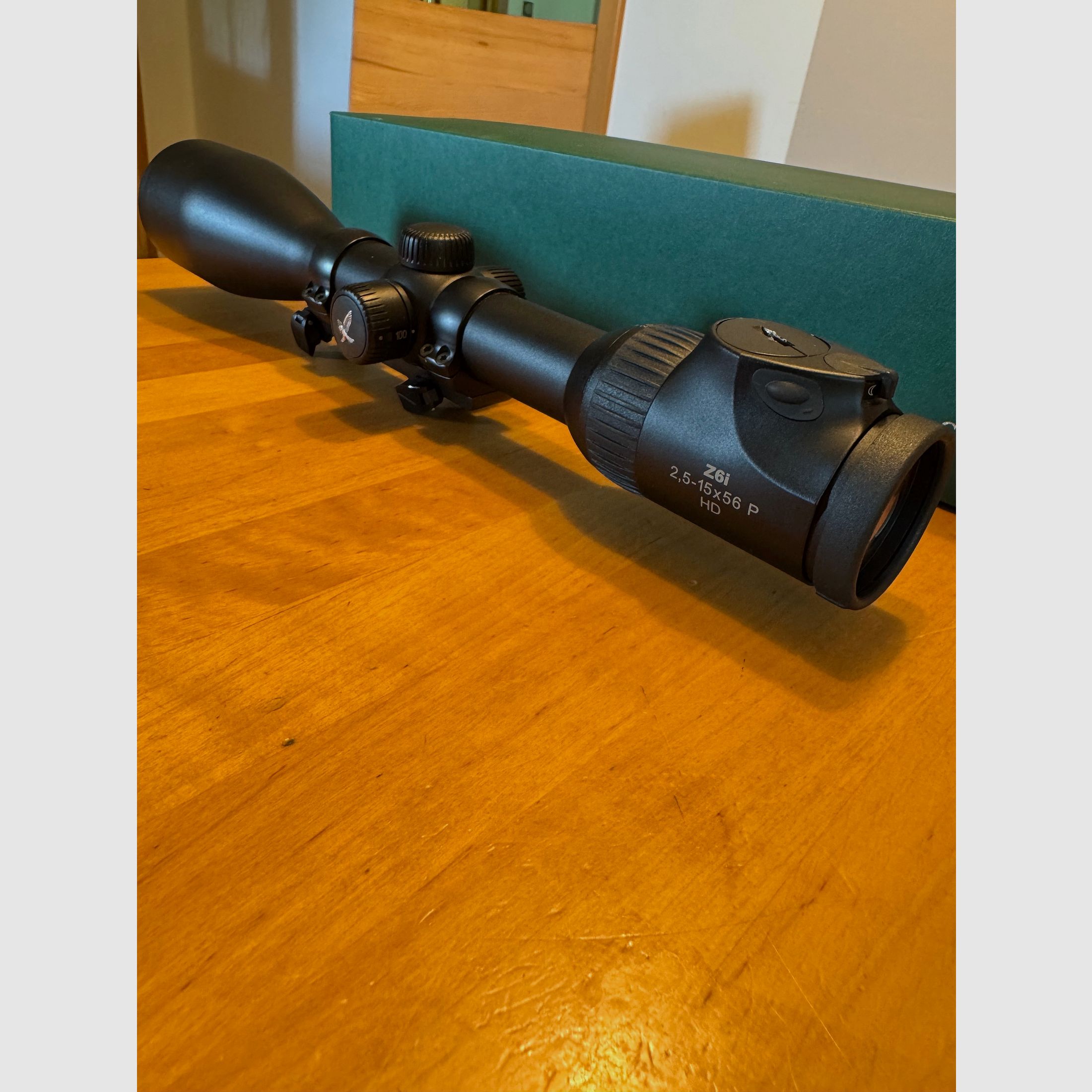 Swarovski Z6i 2,5-15x56 P HD, incl. Blaser zadelmontage