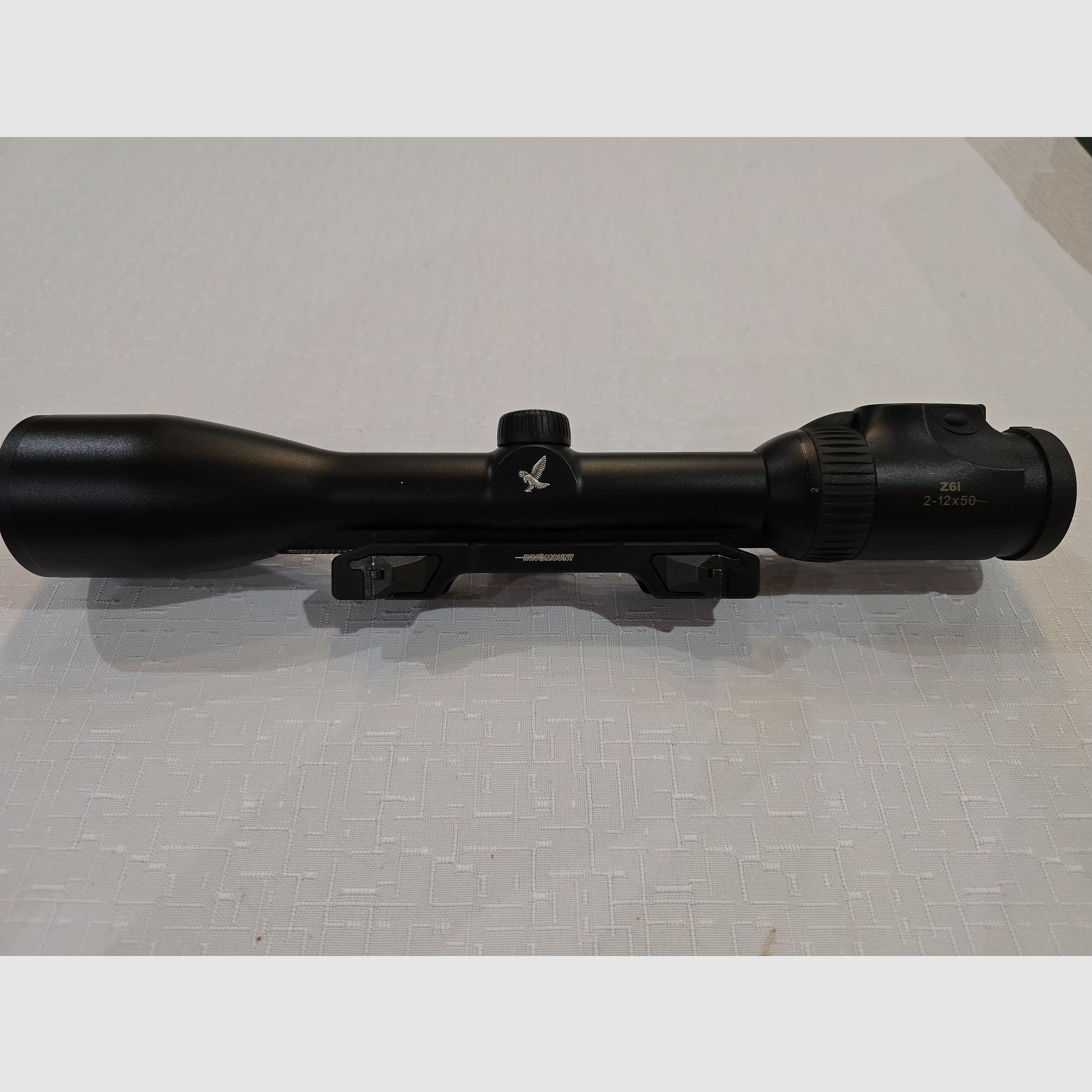Swarovski Optik 2-12x50 Z6i mit Schiene SR auf Innomount QD Brückenmontage für Picatinnyschiene und Basen aus Stahl für Sauer 100/101 oder Rem.700.