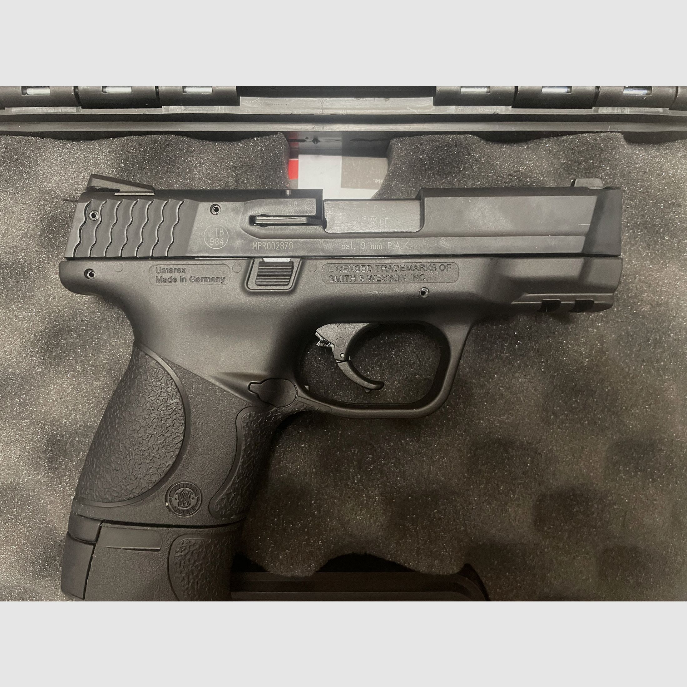 Umarex Smith & Wesson M&P9c 9 mm P.A.K. – compleet & ongeschoten