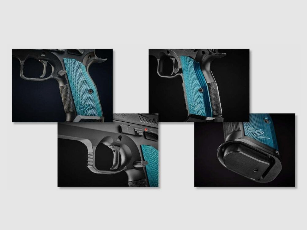 Halbautomatische Pistole CZ TS 2 blue aus Sonderposten für die USA