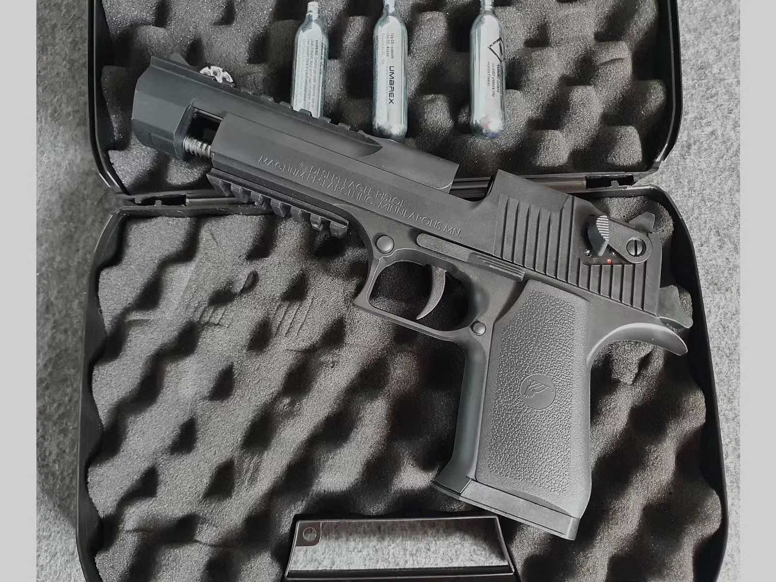 Desert Eagle Umarex Co2 RARITÄT 4.5 mm Diabolo Trommelmagazin