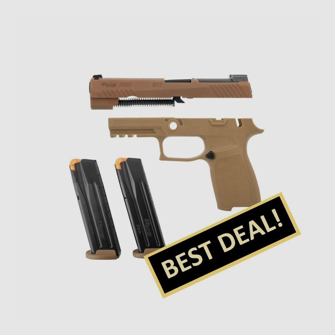 SIG Sauer SIG SAUER P320 M17 Coyote Tan Wechselsystem 9mm Luger