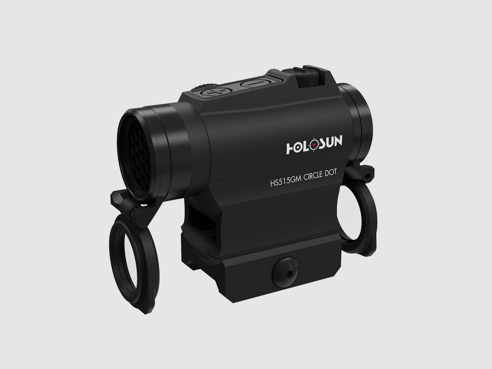 Holosun Mirino Reflex HS515G-M-RD con reticolo rosso intercambiabile: Punto 2MOA & Punto Circolare 65MOA, immagine 2 di 8