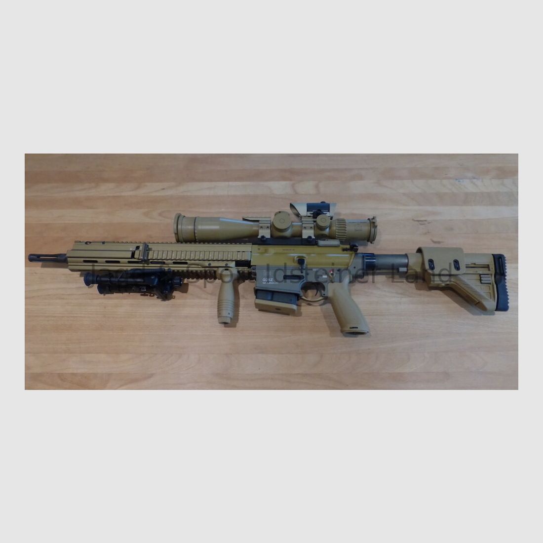 Heckler & Koch G28 Z -pacchetto completo- incluso silenziatore B&T e Hensoldt NSV 600 XR5