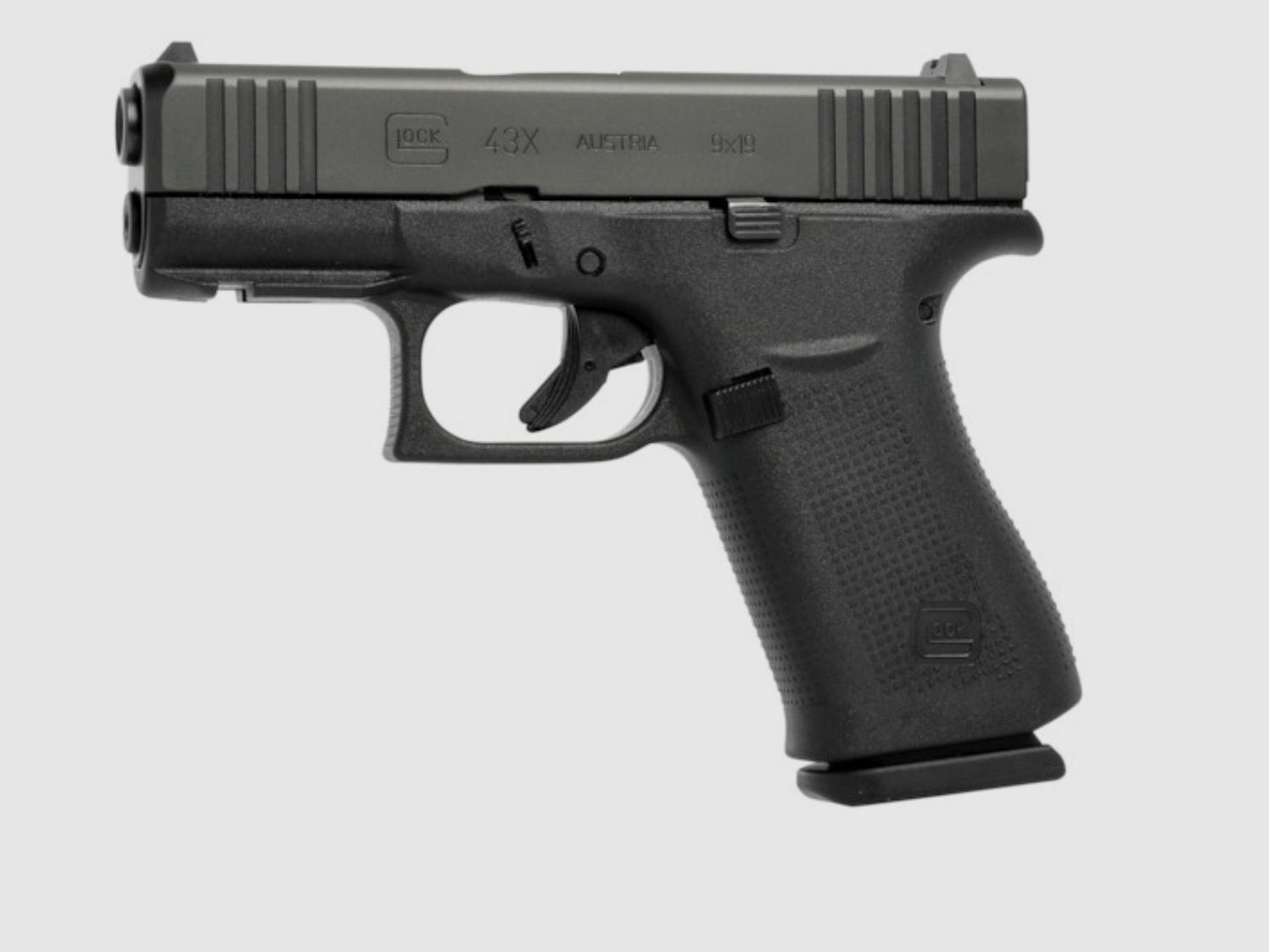 Glock 2412706 Pistool 43X 9mm Luger R/FS Zwart
