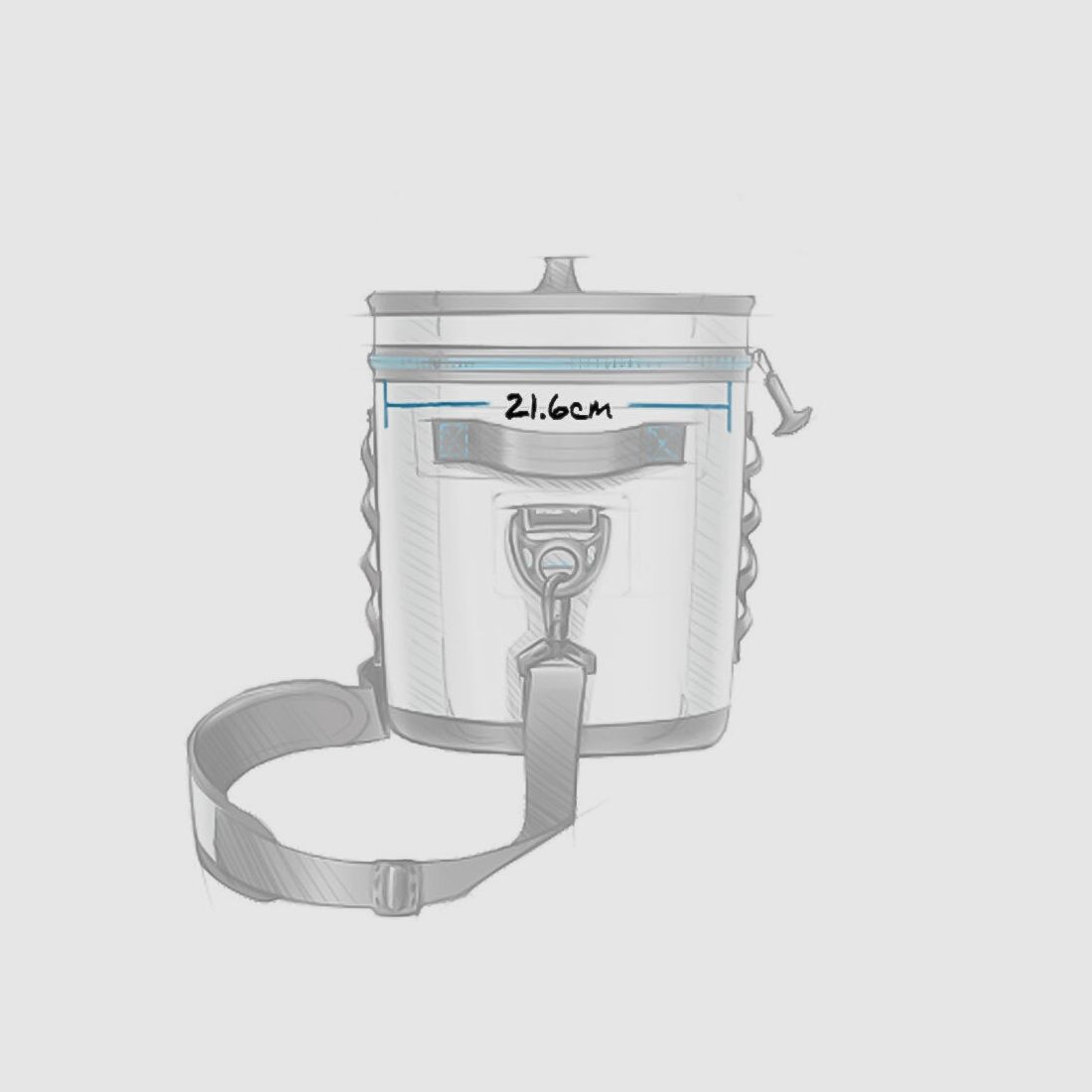 YETI® Torba chłodząca Hopper Flip® 18 - Charcoal, zdjęcie 21 z 26