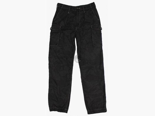 Brit. field trousers, black dyed, used.