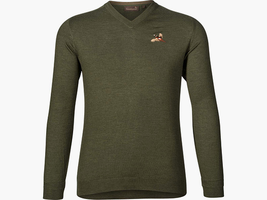 Seeland Pullover Woodcock V-Ausschnitt Classic green